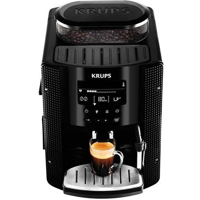 Machine à expresso - KRUPS - EA8150 - 15 bar - Grains de café - 1.8L