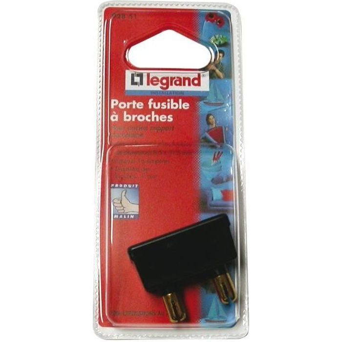 legrand porte fusible a broches 8 5x31 5 mm cdiscount bricolage