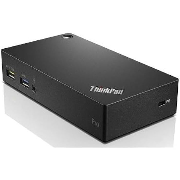 Station daccueil - LENOVO - ThinkPad USB 3.0 Pro Dock EU - Noir - USB 3.0 Type-A - Connectivité rapide