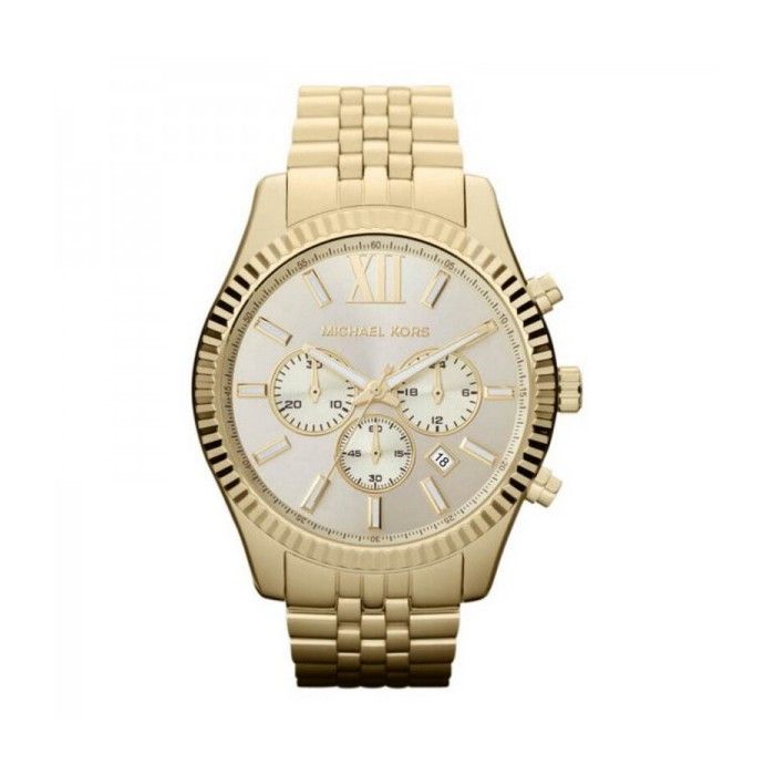 Montre Homme Michael Kors MK8281 Cuir Noir Etanche 10 Atm Quartz Analogique Chic Achat vente montre Homme Adulte Noir Acier Cdiscount