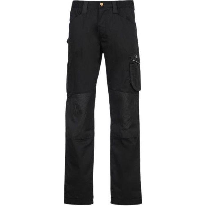 pantalon de travail avec genouillères rock performance noir tm - diadora spa - 702.160303