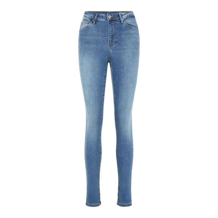 VERO MODA Jean Skinny Fit Bleu Clair Denim Femme