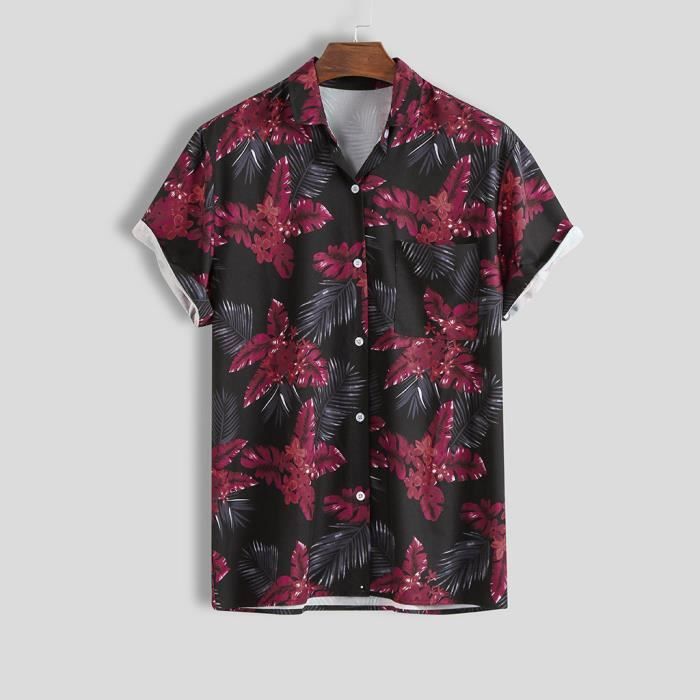 Guy Harvey T-shirt à manches courtes pour homme Offshore Fish Collection, Gris glacier/homard, Moyen
