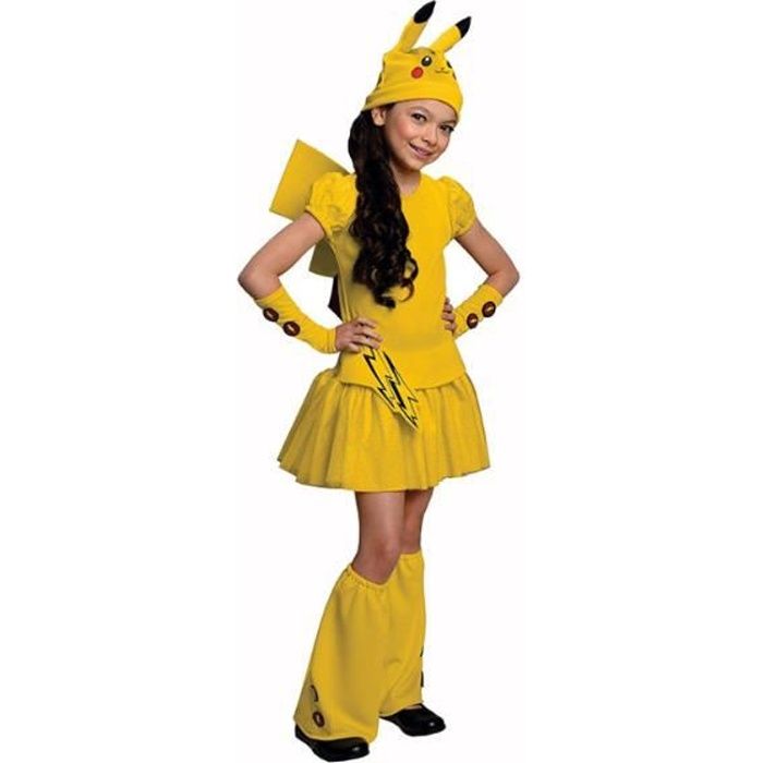 Deguisement Classique Pikachu Filles Cosplay Costume Jaune Jaune -  Cdiscount Prêt-À-Porter