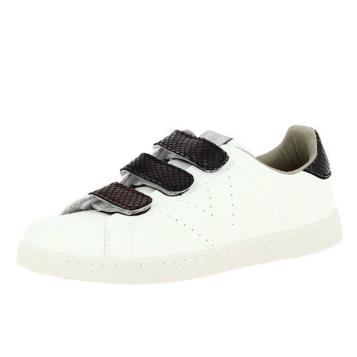 VICTORIA Baskets 12525 velcro Blanc Femme