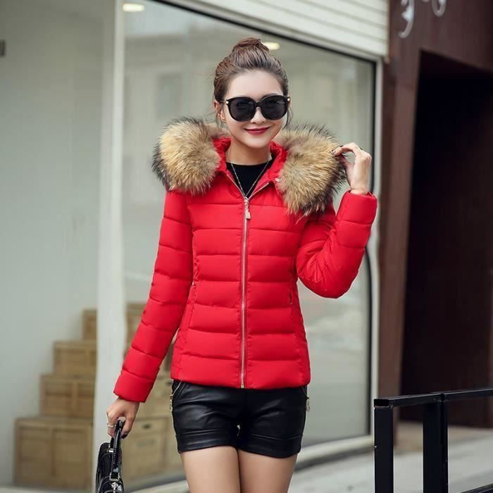 Doudoune matelassée rouge online