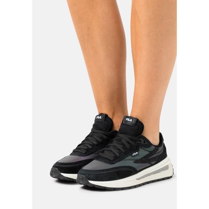 Baskets Fila Reggio Wmn Blanc Noir Cdiscount Chaussures