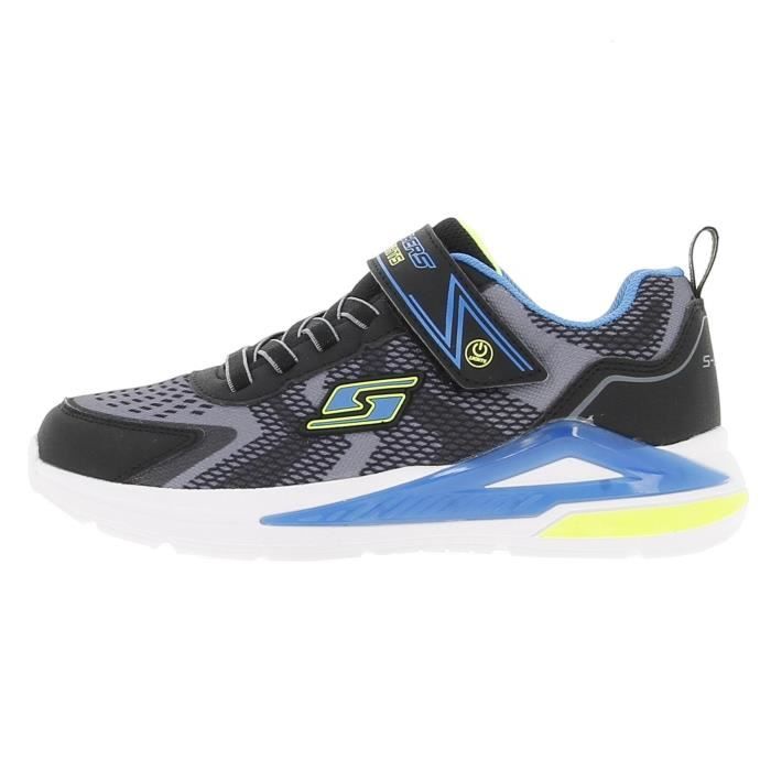 Chaussures enfant SKECHERS Tri namicskechers Scratch Noir Semelle plate Noir Cdiscount Chaussures