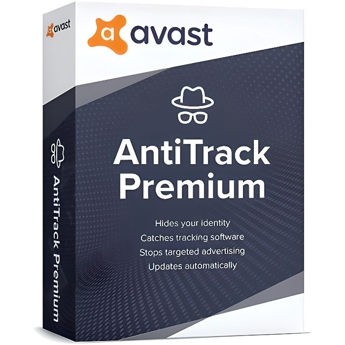 Avast AntiTrack Premium 2024 – ( 1 An / 3 Appareils )  Version Téléchargement