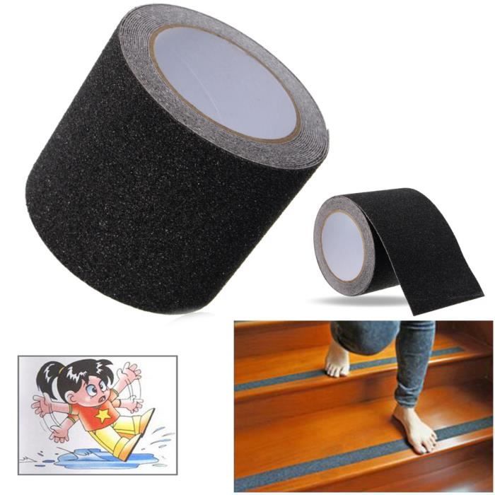 10cmx5m Etanche Pvc Bande Ruban Adhesif Antiderapant Pr Quai Piscine Bateau Sol Noir Achat Vente Bande Ruban Led Cdiscount
