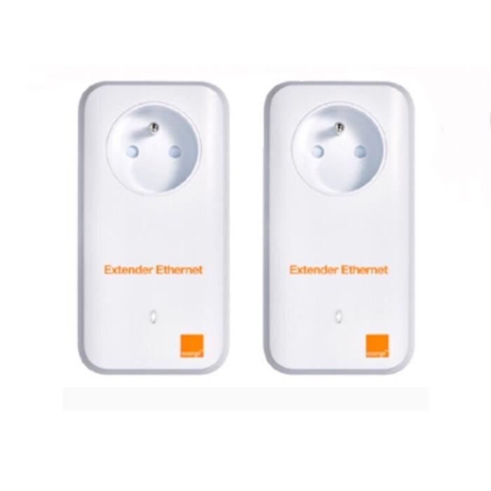 LIVEPLUG ORANGE WIFI Extender 2 CPL, 200Mbp/s 3 Ports Ethernet + 1Cable  réseau EUR 32,00 - PicClick FR