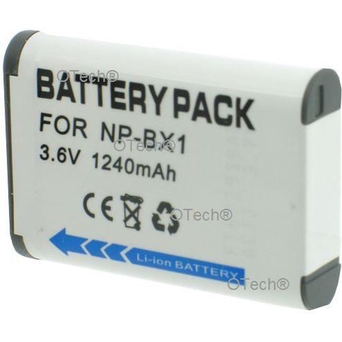 Jupio CSO0026 Batterie pour Sony NP-BX1 Noir