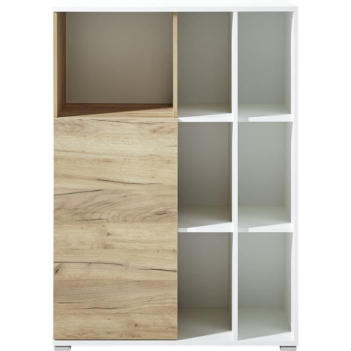 Armoire De Bureau Coloris Blanc Chene Navarra Repro Dim 85 X 120 X 40 Cm Achat Vente Armoire De Chambre Armoire De Bureau Blanc Chene Soldes Sur Cdiscount Des Le 20 Janvier Cdiscount