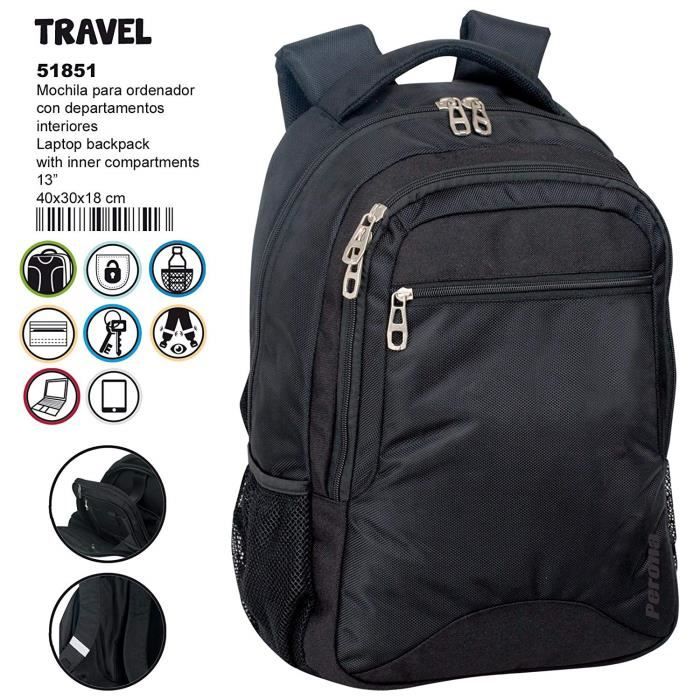 Montichelvo Zaino Asilo Pw Adventure - 28 Cm, Multicolore, Leggero Per Bambini - 3