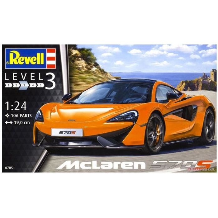 Maquette voiture - REVELL - McLaren 570S - 106 pièces - Coloris Unique