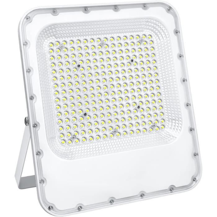 Projecteur LED Extérieur 200W 20000LM - IP67 Étanche - Spot 7000K - Pour Jardin, Garage, Stade