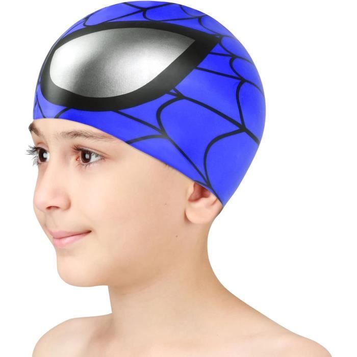 Bonnet De Bain Rigolo En Silicone Pour Enfant FINIS – Coloré Et Doux