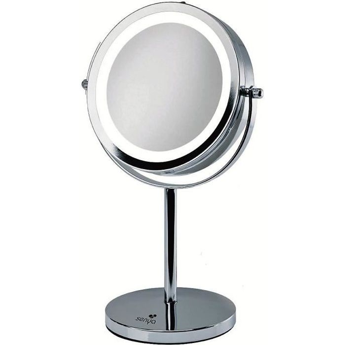 Senya Miroir Grossissant Lumineux De Maquillage Double Face Achat Vente Miroir Salle De Bain Senya Miroir Grossissant Lumin Cdiscount