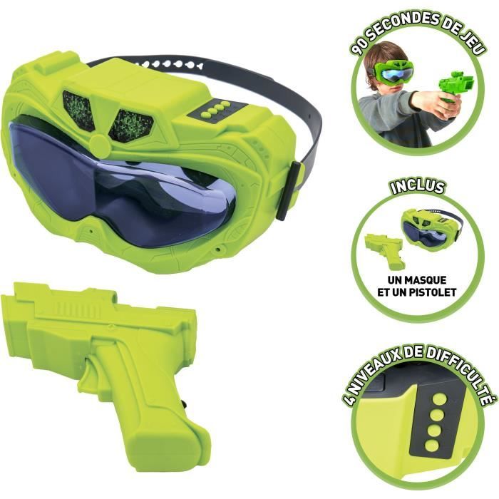 Jeu Interactif Alien Vision – Masque 3D Et Pistolet, 90 Secondes De Jeu - vue 5