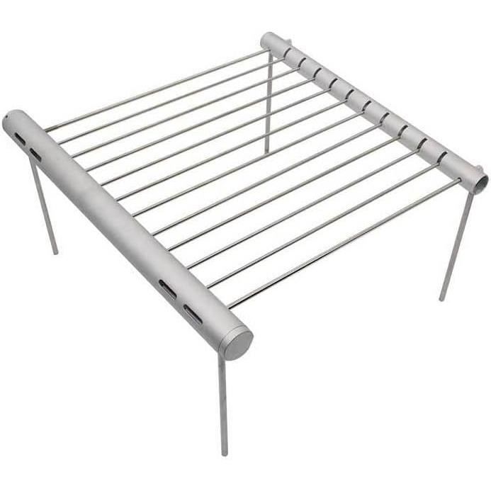 Grille de feu de camp pliable, supports de cuisson Burundi