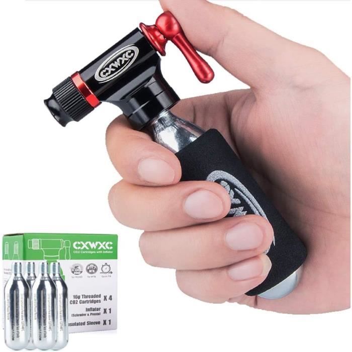 Cartouches CO2 25g Filetées - Recharge Pour Gonflage Pneus Vélo Route/VTT - Lot Économique