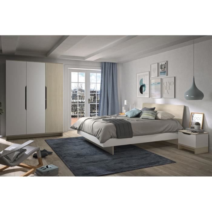 Chambre Adulte Complete 140 190 N 2 Gerry L 145 X L 202 X H 90 Achat Vente Chambre Complete Chambre Adulte Complete Soldes Cdiscount