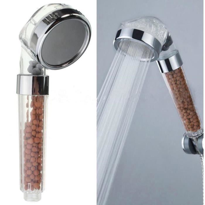 Pomme Tête de Douchette Douche Pommeau Haute Pression Réglable pr Salle de Bain