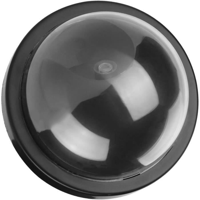 Caméra De Sécurité Factice Dôme - Fausse Caméra Surveillance LED Rouge Clignotante, Intérieur Extérieur (sans Piles)