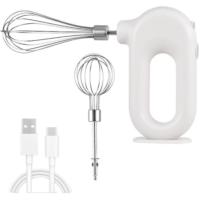 Batteur à Main électrique, Fouet électrique Rechargeable par USB