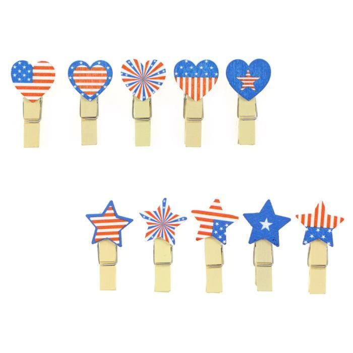 Décoration De Noël Patriotique - Petit Drapeau Américain En Tissu 3,75x3 Pouces - Occasion En Excellent état - Made In USA