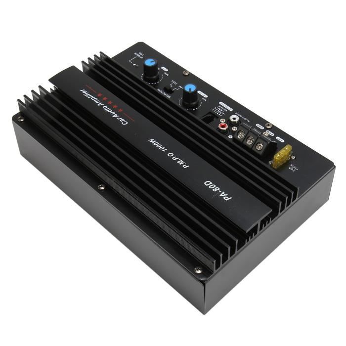 Carte Amplificateur Voiture 12V 600W - Ampli Pour Subwoofer, Puissance Haute Fidélité, Aluminium