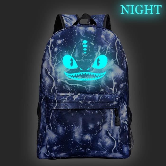 SAC A DOS,4--Sac ?� dos Dragon lumineux pour hommes, femmes, gar?�ons et filles, pour l'?�cole 
