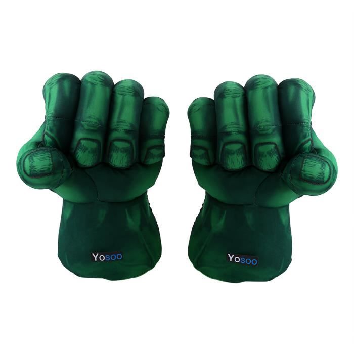 11 gants en peluche Hulk, Hulk Smash Hands gants de boxe Hulk jouets pour  enfants anniversaire Christma HB033 - Cdiscount Jeux - Jouets