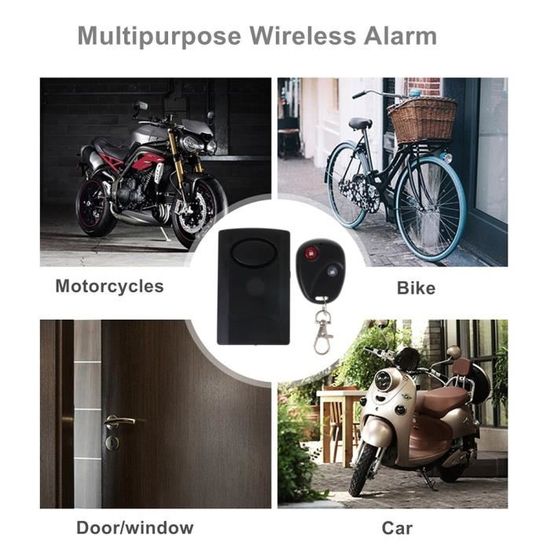 Alarme anti-vol et klaxon pour vélo - Securité MAX
