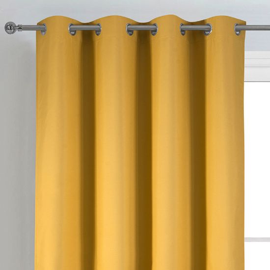 Rideau occultant, Glasgow, ocre H.260 x l.140 cm | Leroy Merlin