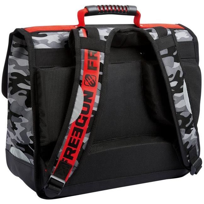 FREEGUN Cartable Monster Primaire 2 Compartiments Noir 38 cm Enfant Garcon Noir Cdiscount Bagagerie Maroquinerie
