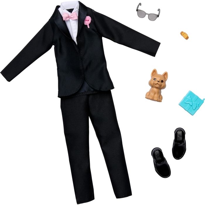Vêtement Pour Poupées Ensemble De Vêtements Et Accessoires Pour Poupée , Comprenant Une Tenue Ken Barbie