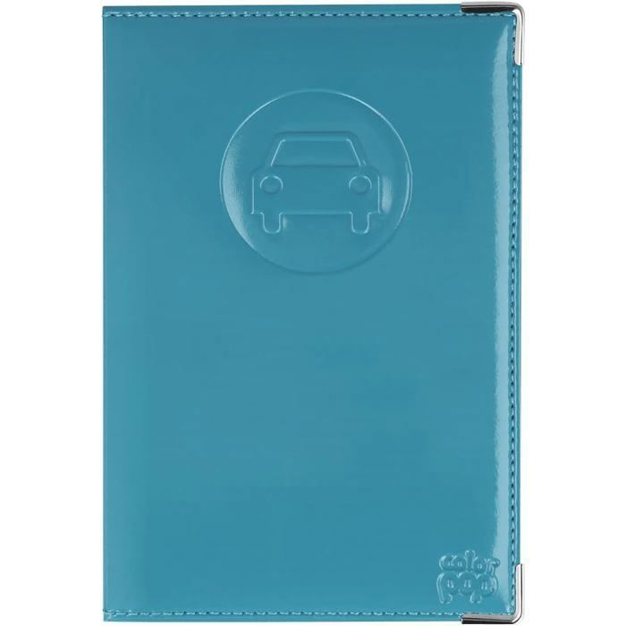Porte-Papiers Voiture Color Pop Fuchsia - Carte Grise, Assurance, Permis - Fabrication Française