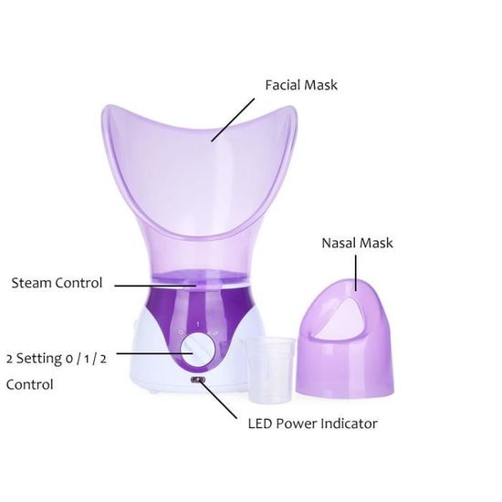 Vaporisateur Facial à Vapeur - Pour Soin De La Peau Et Extraction Points Noirs