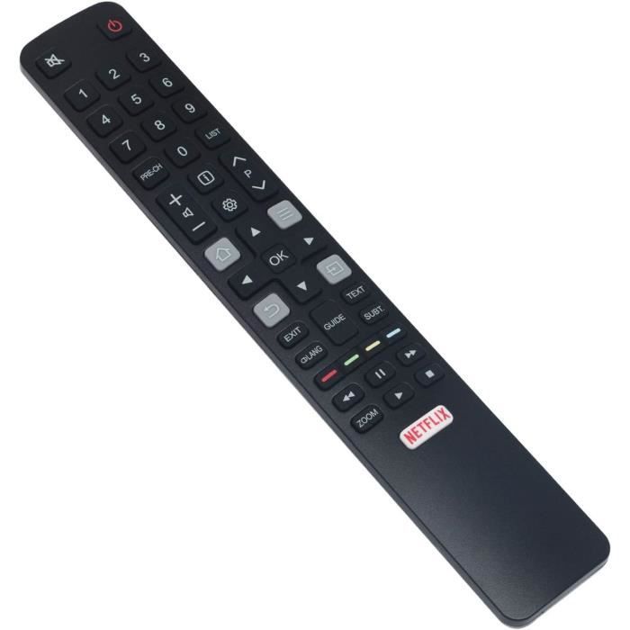 Telecomando VINABTY 06 Compatibile TCL – Sostitutivo Per Modelli 43DP600, 55DP600, RC802N, YLI2