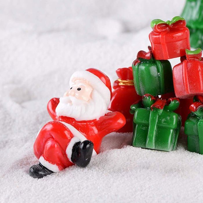 88 Figurines Miniature Noël En Résine – Père Noël, Bonhommes De Neige, Sapins… Pour Décoration Et DIY