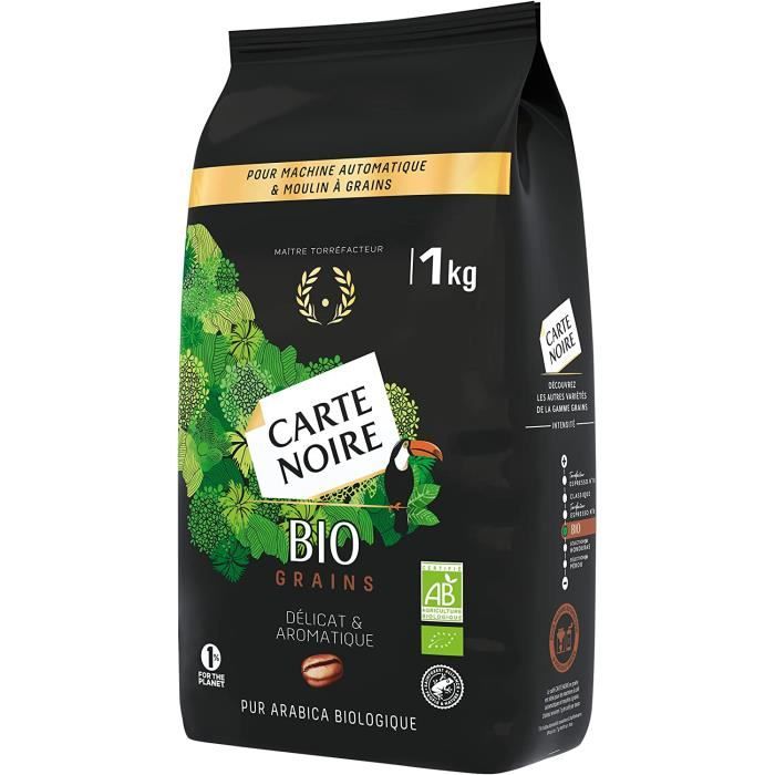 CARTE NOIRE - Café Grain Carte Noire Bio - Café Bio 100 % Arabica