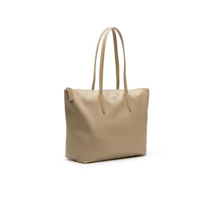 Sac lacoste beige sale femme