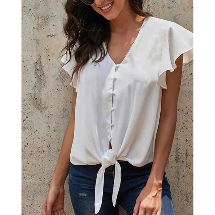 Chemisier femme court sales