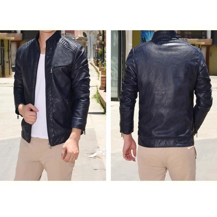 Veste En Cuir Marron Handyman Club Of America - Taille L, Style Bomber, Occasion Très Bon état