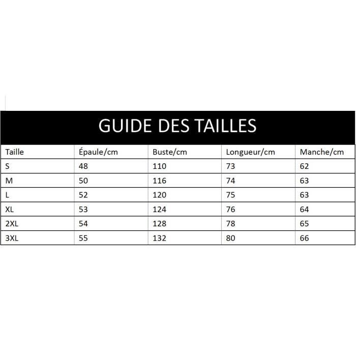 Taille 50 manteau hot sale homme