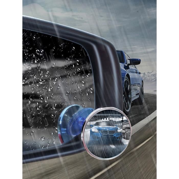 Rétroviseur Angle Mort Pour Voiture - Miroir Auxiliaire Grand Angle Réglable, Universel, Côté Droit