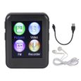 Lecteur MP3 Bluetooth 5.0 Hifi 1.77' Écran Couleur - TBEST - 64 Go - Noir et Blanc - Inclus Casque-3