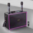 Haut-parleur Bluetooth TD® 8 pouces portable extérieur sans fil audio portable microphone de lecture caisson de basses-3