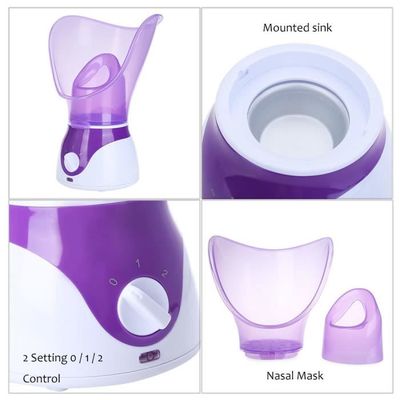 Sauna Facial Blanc Et Violet Saneo - 2 Intensités - Nettoyage Peau - Neuf